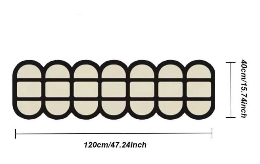 Matera de piso de cocina resistente al aceite: ¡una solución única para su cocina!-Kitchen Floor Mat-VyFlair