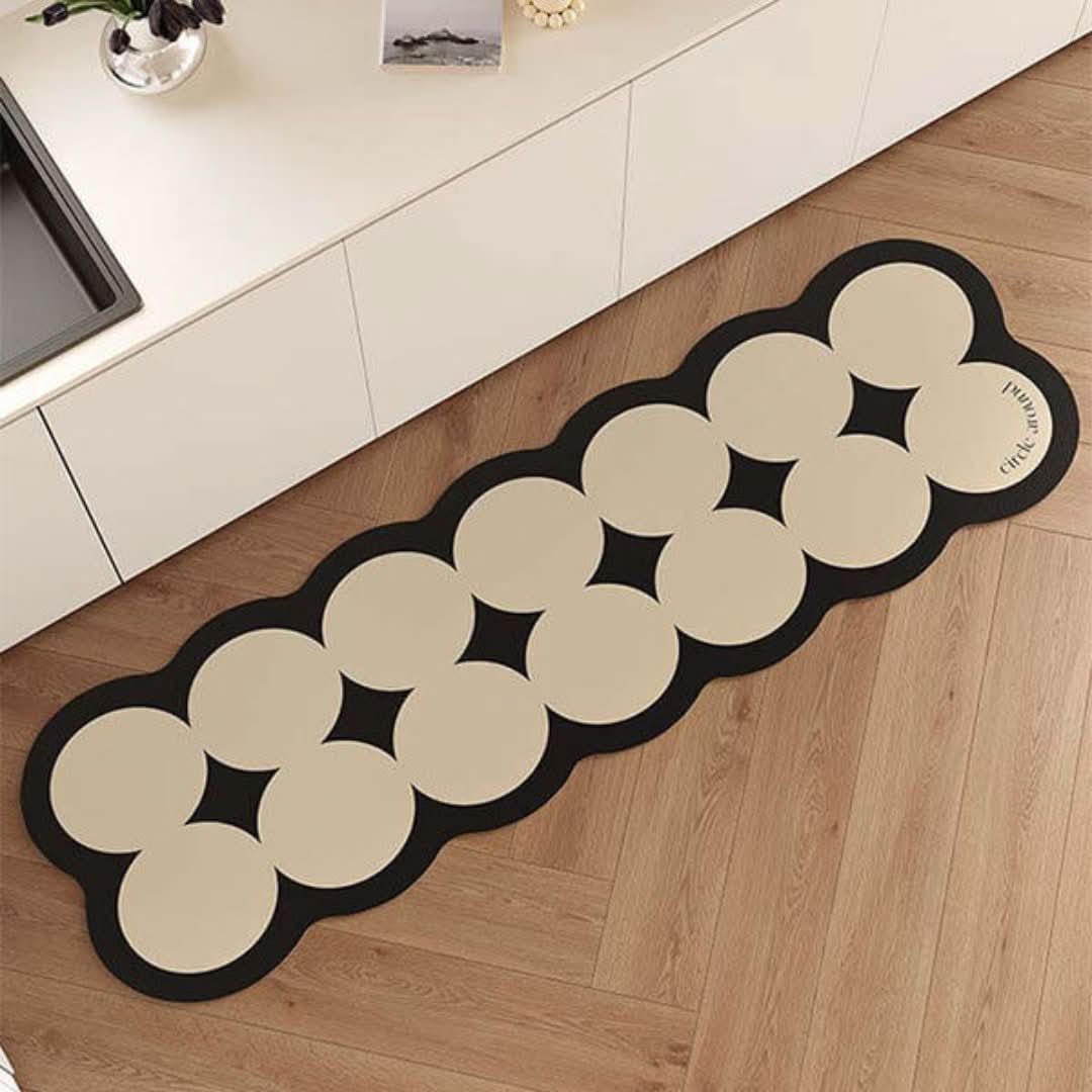 Matera de piso de cocina resistente al aceite: ¡una solución única para su cocina!-Kitchen Floor Mat-VyFlair