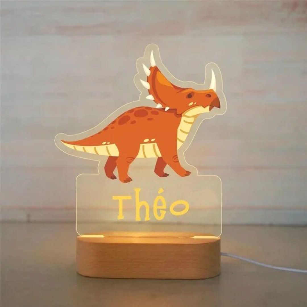 Luz nocturna colorida personalizada | Animales-Lamps-VyFlair