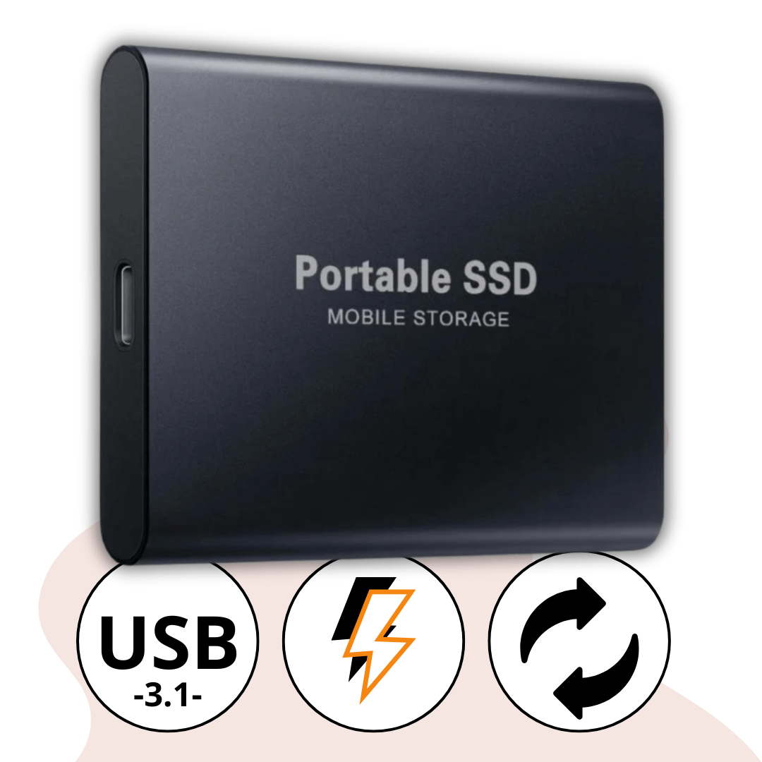SSD Externo Portátil 2TB USB 3.1 Ultra Rápido - VyFlair