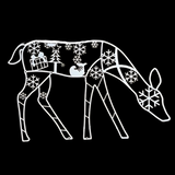 Decoración Navideña Renos y Trineo LED – Exhibición Festiva Iluminada Exterior