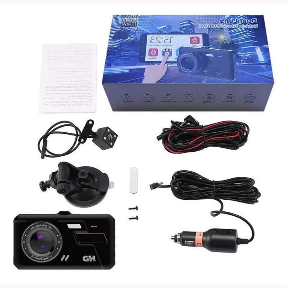 Cámara Dash 1080P Full HD Frontal y Trasera - VyFlair