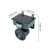 Repelente Solar de Aves con Sensor PIR y Sonido - VyFlair