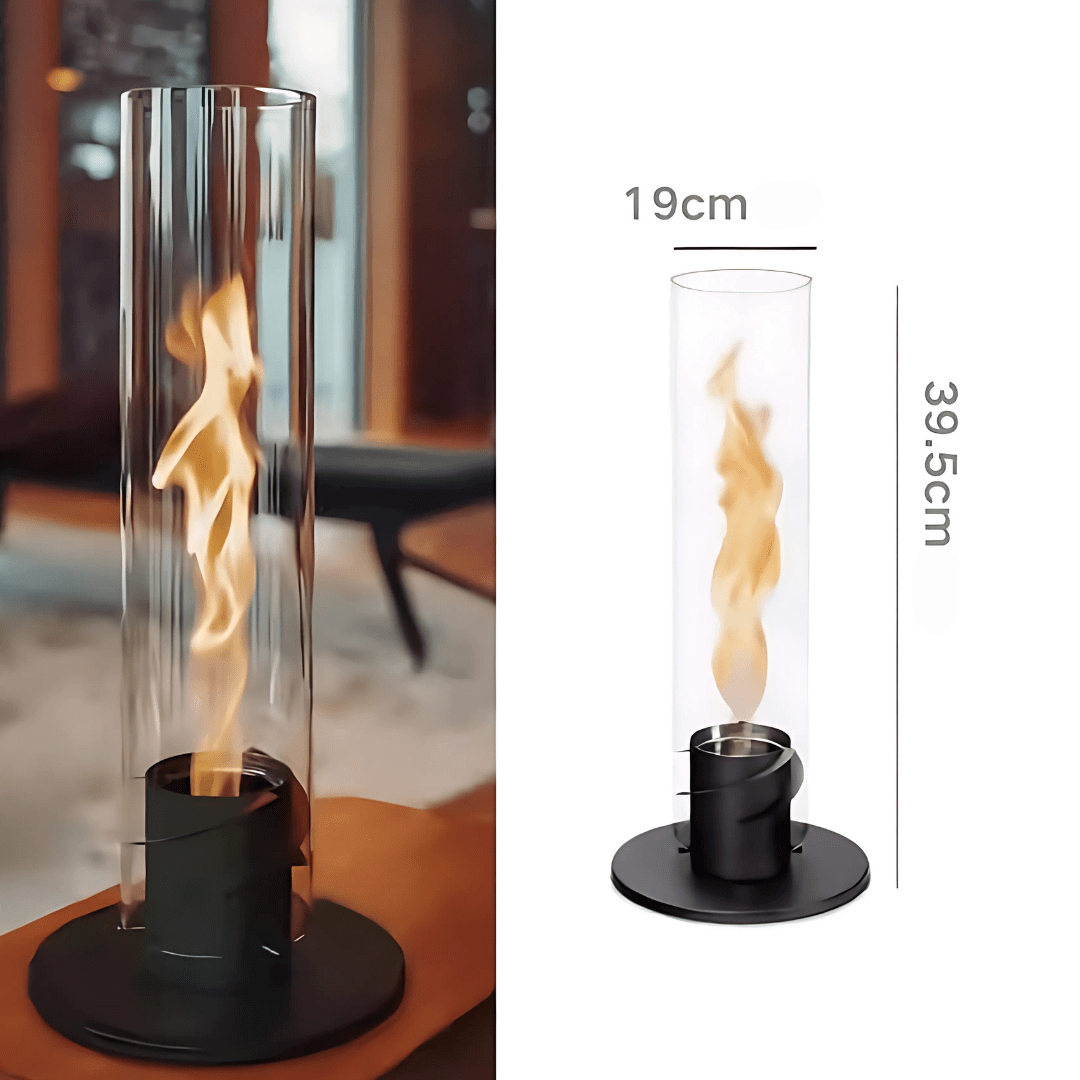 Chimenea de Mesa Bioetanol de Vidrio Moderna - VyFlair