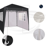 Carpa Gazebo Exterior Impermeable con Paneles Laterales - VyFlair