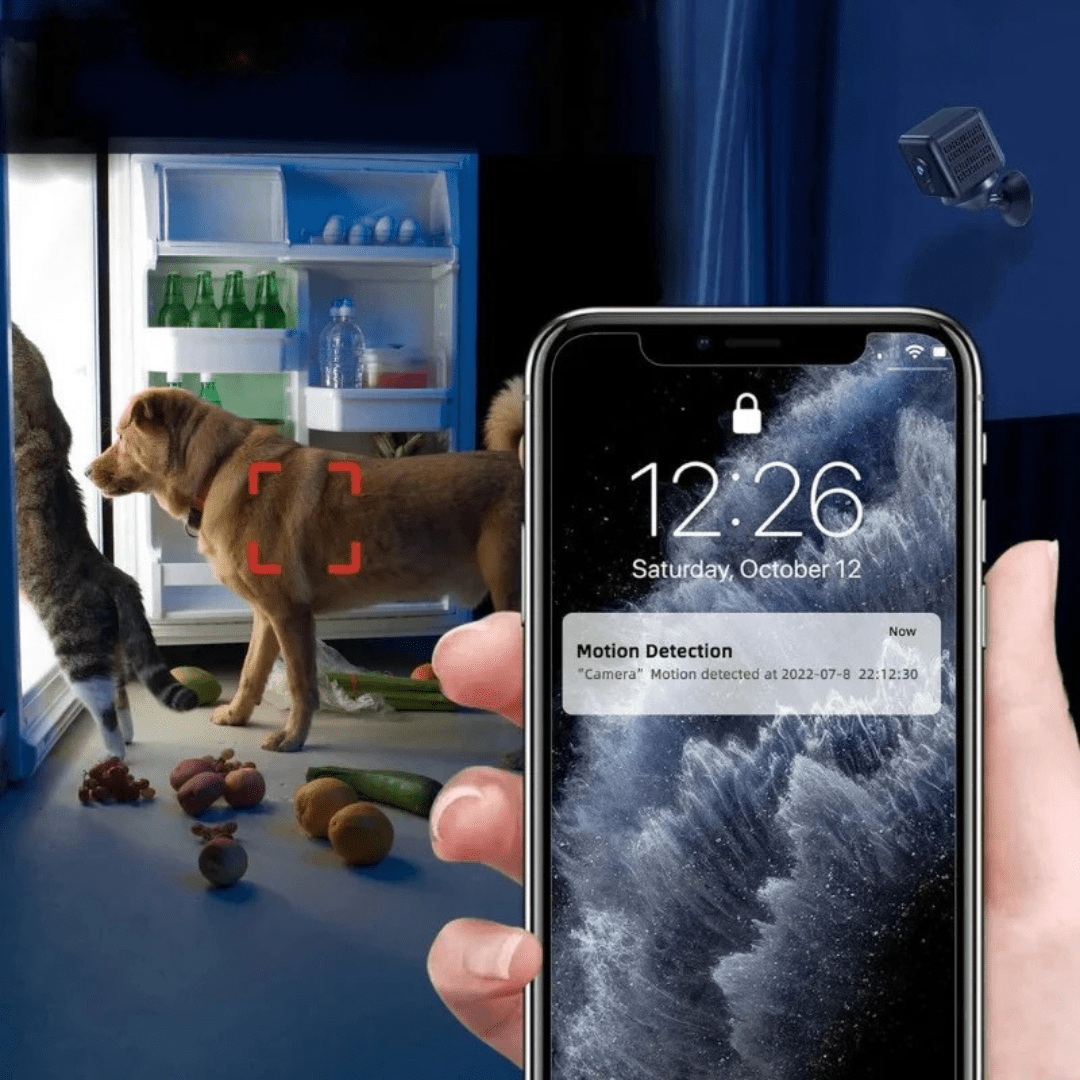 Cámara de Seguridad WiFi Mini con Visión Nocturna - VyFlair