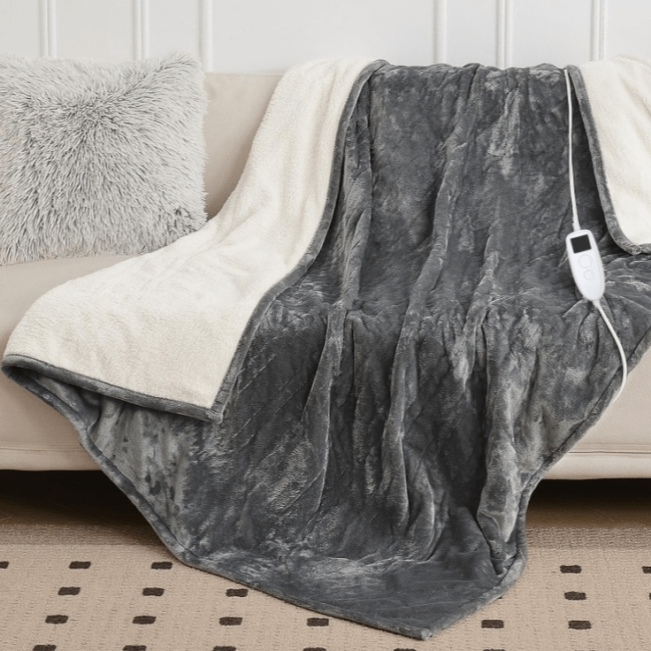 Manta Eléctrica de Algodón Lavable con Apagado Automático - VyFlair