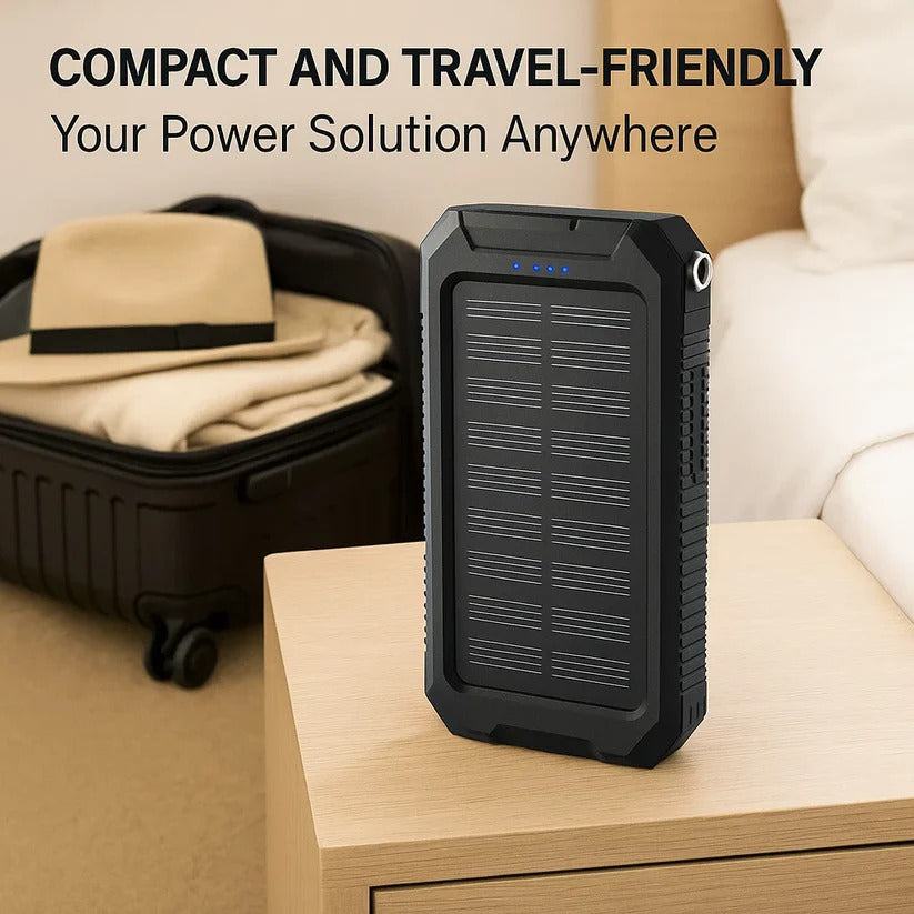 Batería Solar 500000mAh - Impermeable y Potente