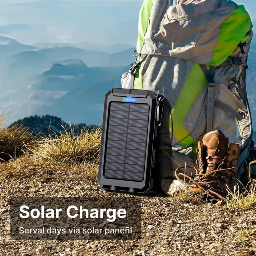 Batería Solar 500000mAh - Impermeable y Potente