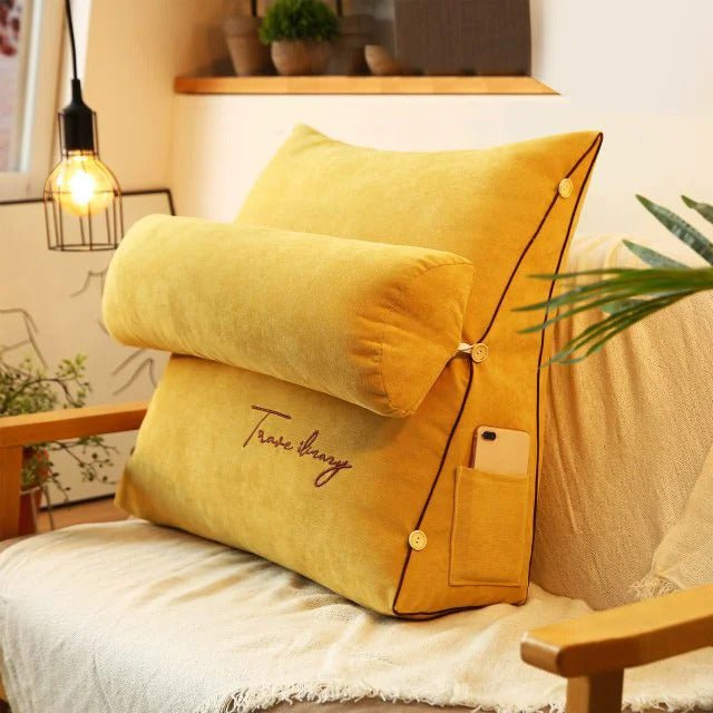 Almohada de Lectura - Respaldo de Lujo Ergonómico - Espuma Viscoelástica - VyFlair