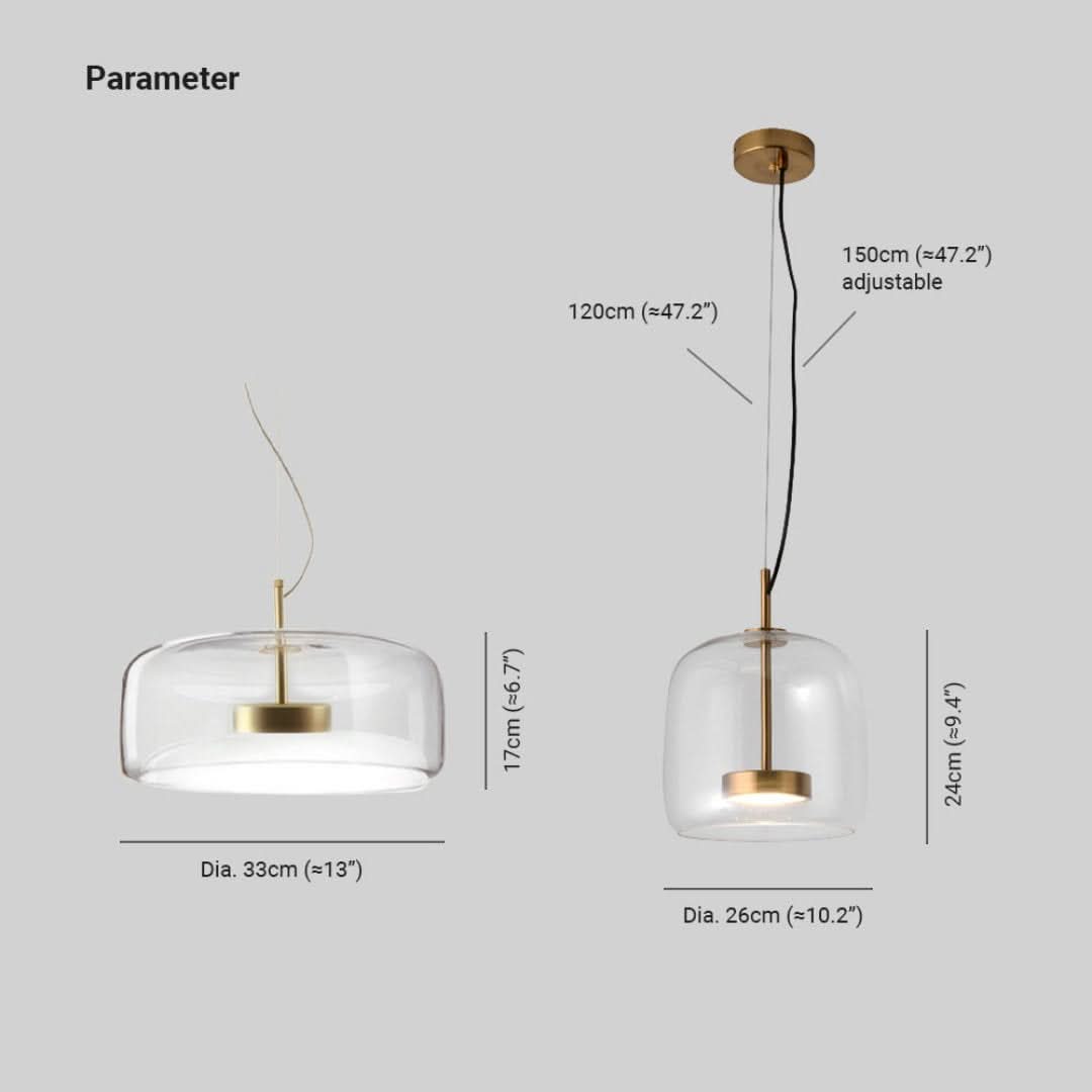 Lámparas colgantes de LED retro de Hailie-Ceiling lamps-VyFlair