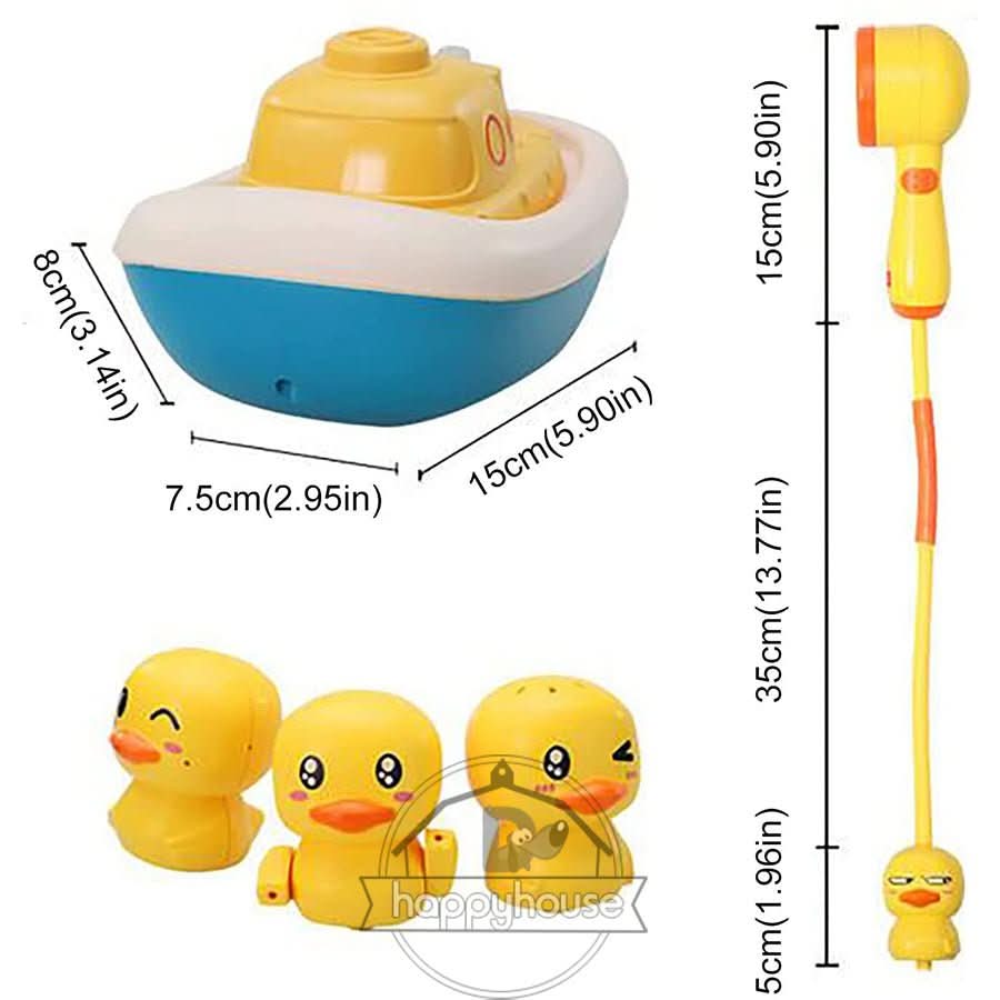 Patos de interacción | Juguetes de baño-Bath Toys-VyFlair