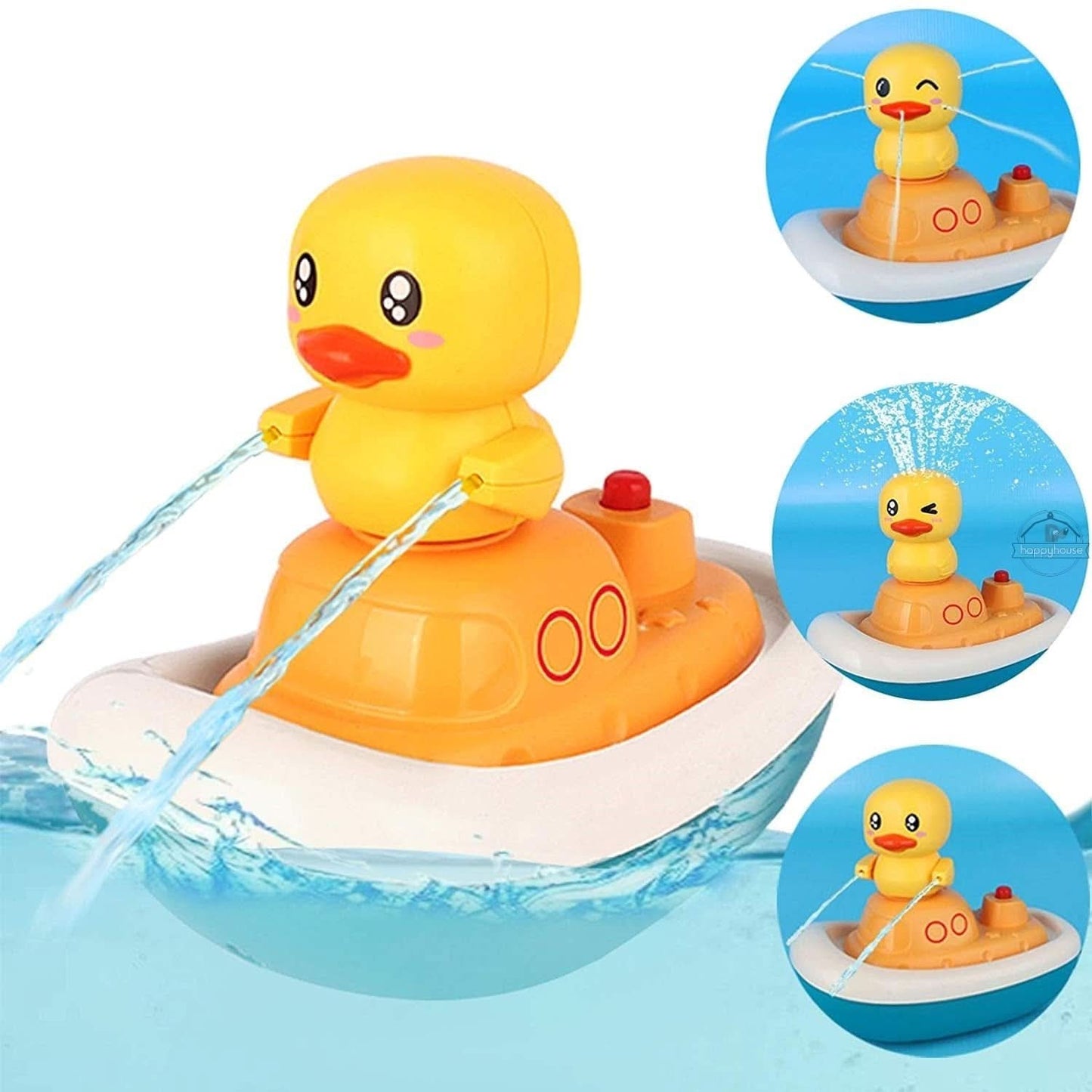 Patos de interacción | Juguetes de baño-Bath Toys-VyFlair