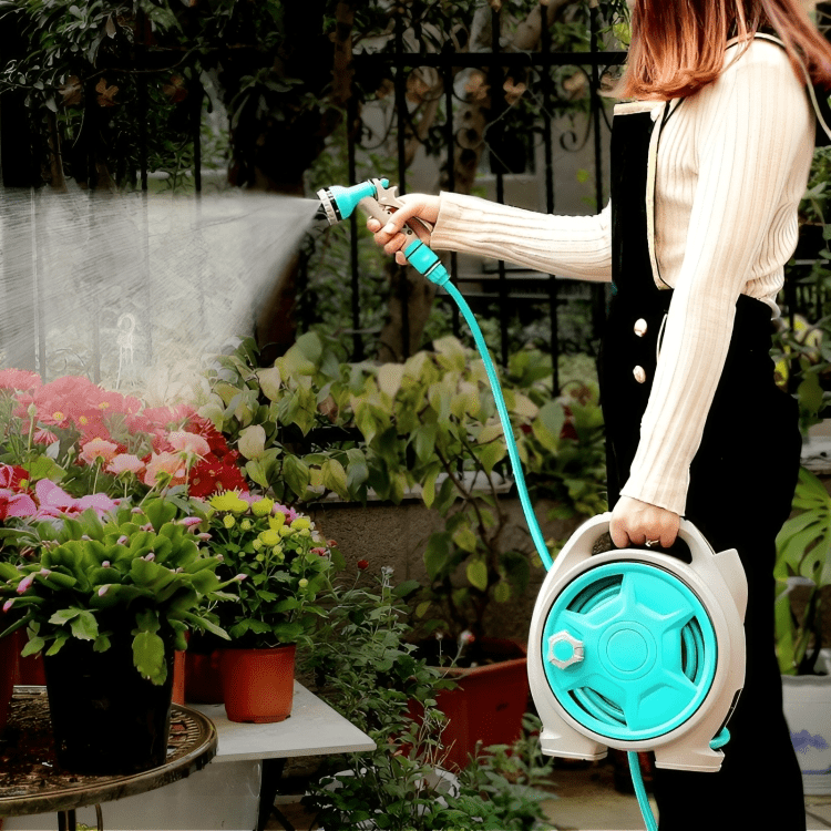 Manguera Jardín Retráctil 13.5m con Pistola Agua - VyFlair