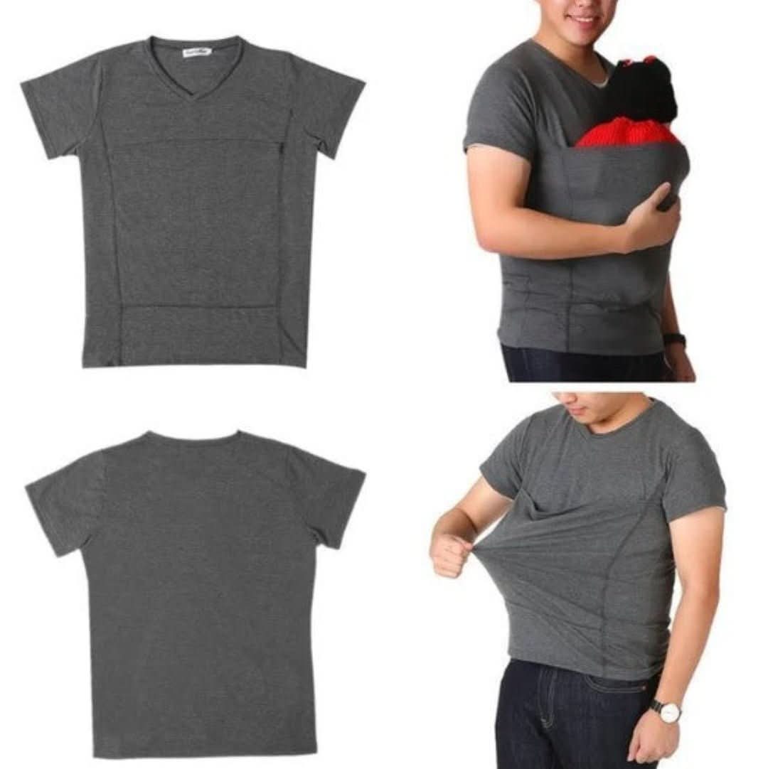 Camiseta de bolsillo de canguro-parental shirt-VyFlair