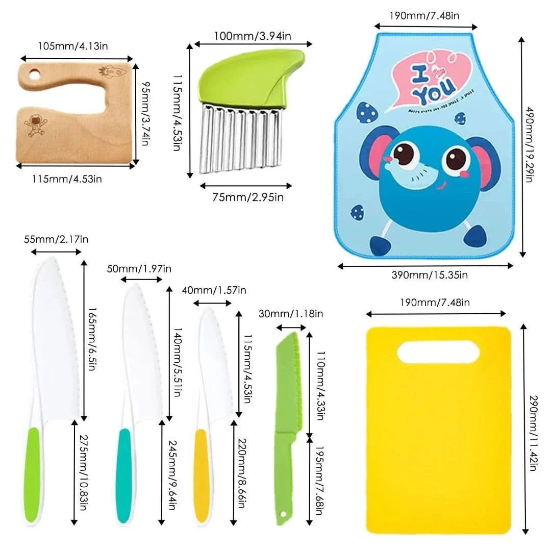 Juego de cuchillos para niños-Educational Toys-VyFlair