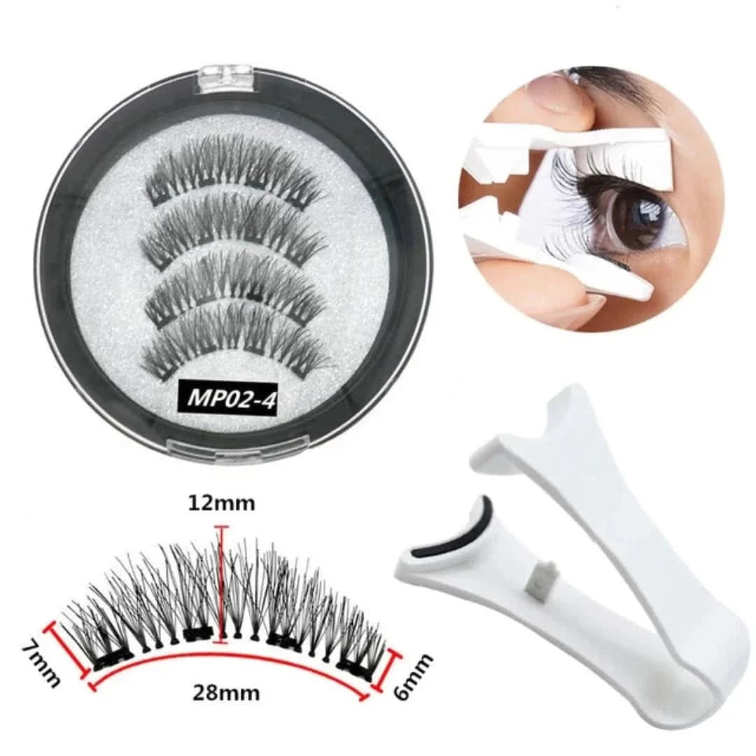 MagneticLuxe | Juego de pestañas magnéticas 3D-eyelash set-VyFlair