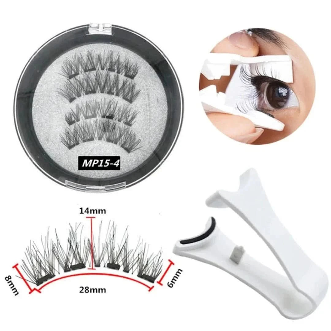MagneticLuxe | Juego de pestañas magnéticas 3D-eyelash set-VyFlair