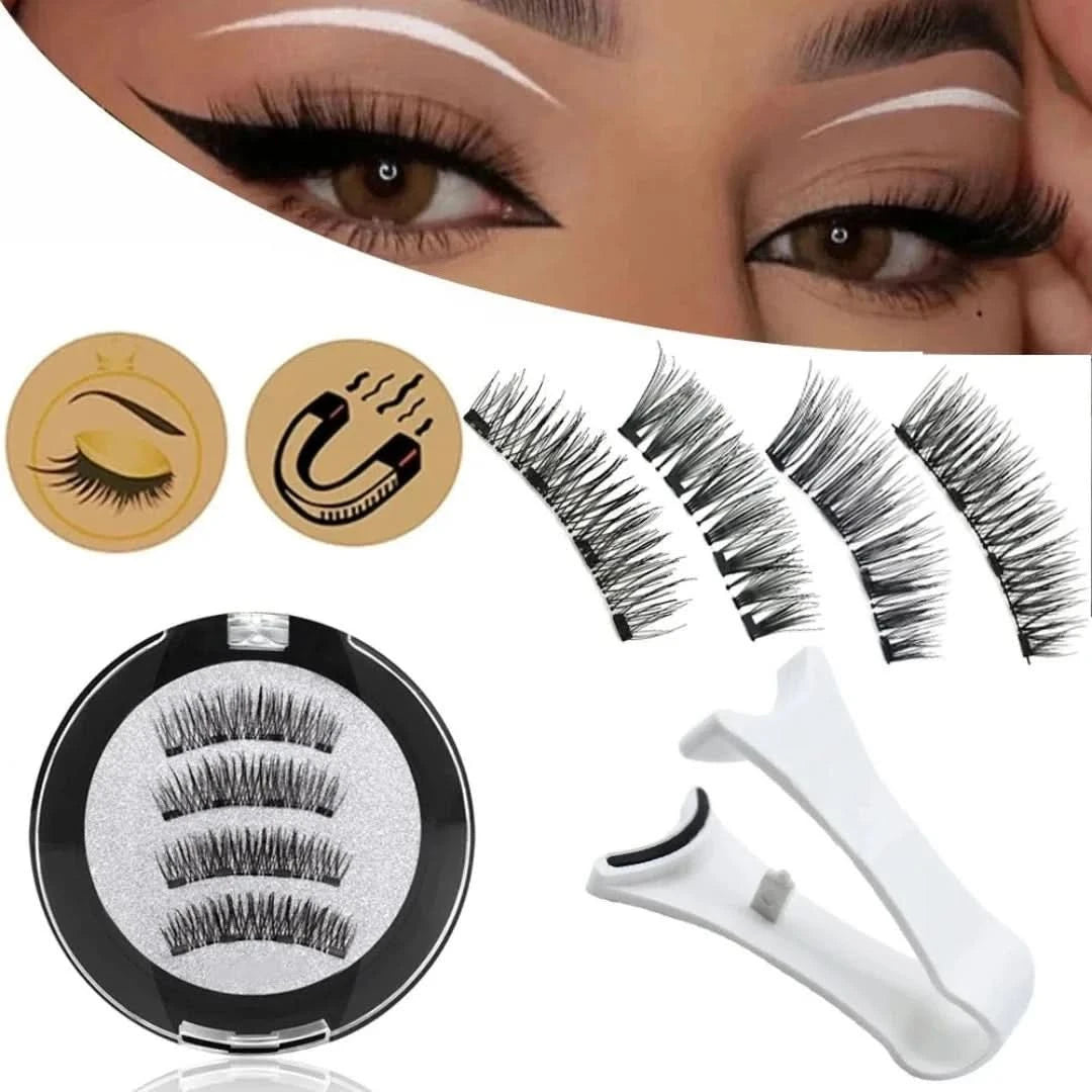 MagneticLuxe | Juego de pestañas magnéticas 3D-eyelash set-VyFlair