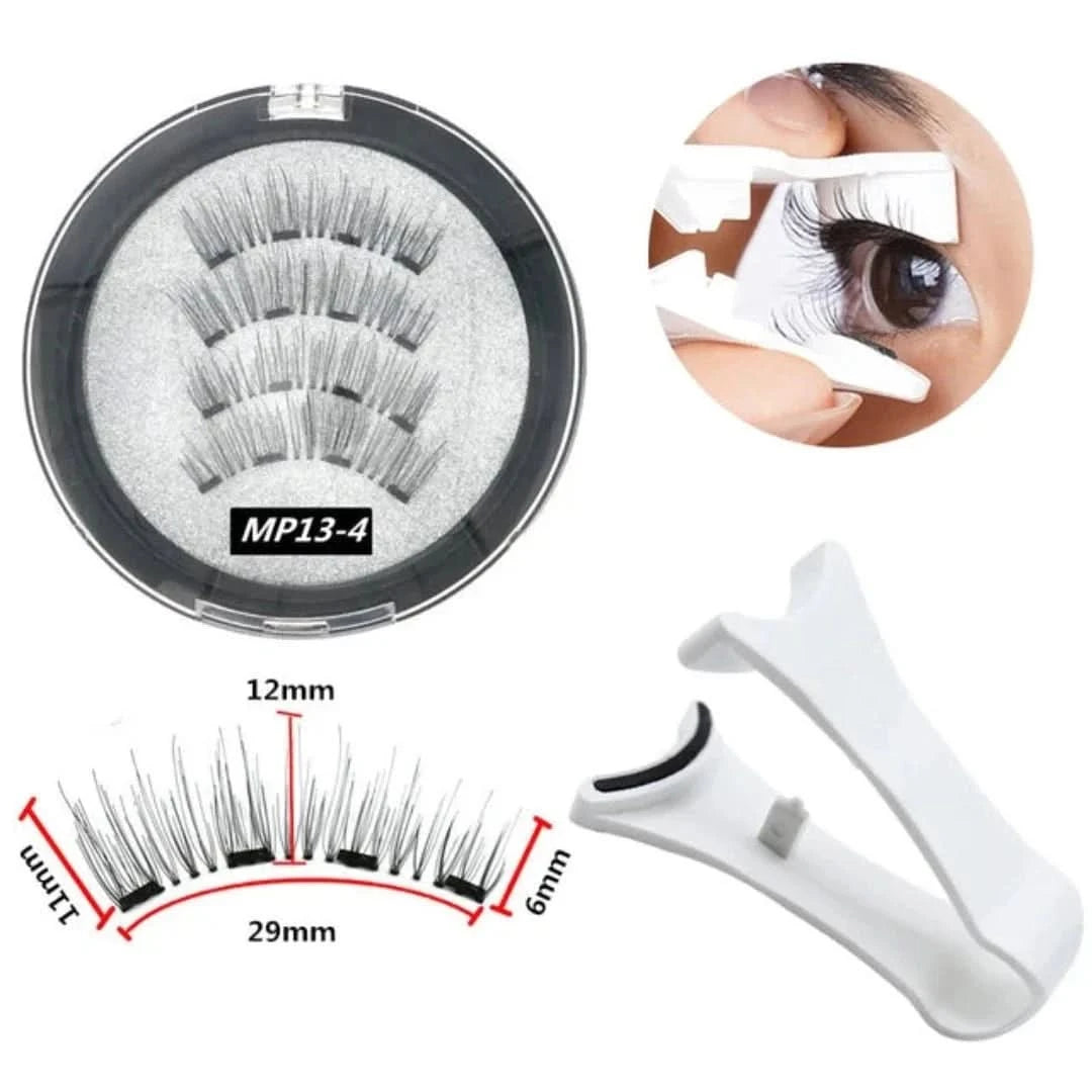 MagneticLuxe | Juego de pestañas magnéticas 3D-eyelash set-VyFlair