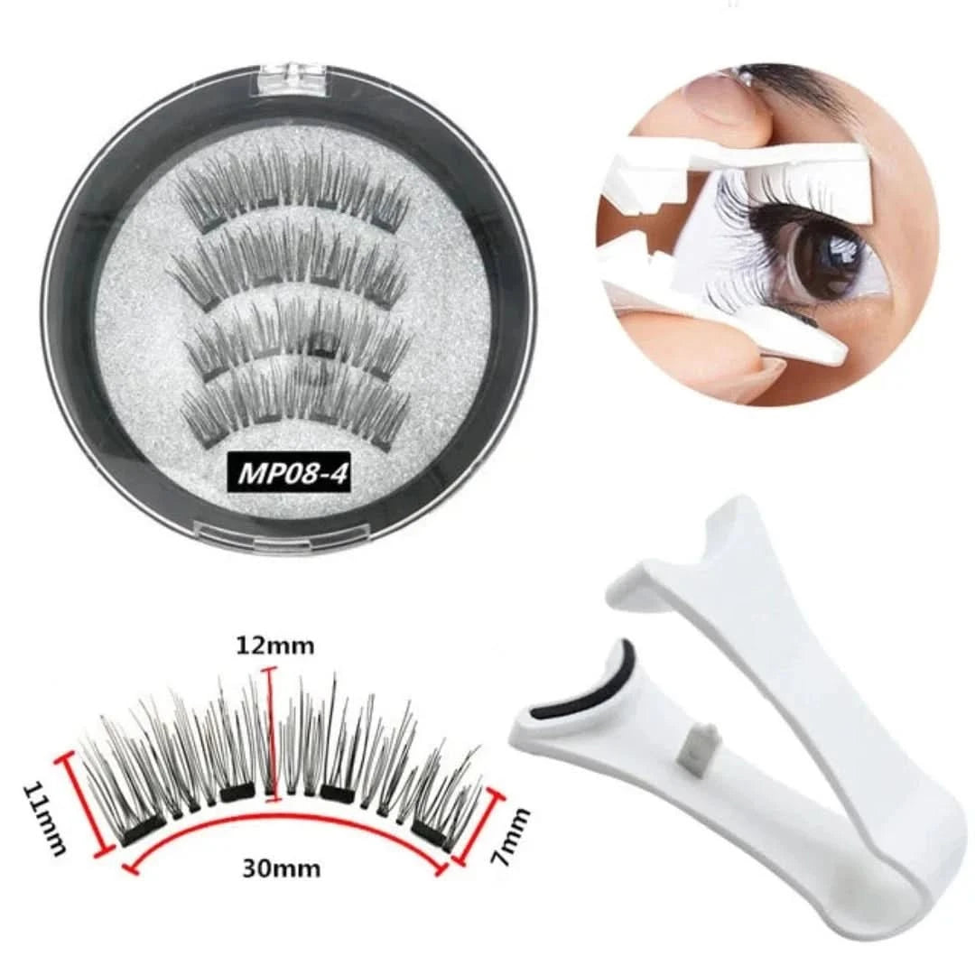 MagneticLuxe | Juego de pestañas magnéticas 3D-eyelash set-VyFlair