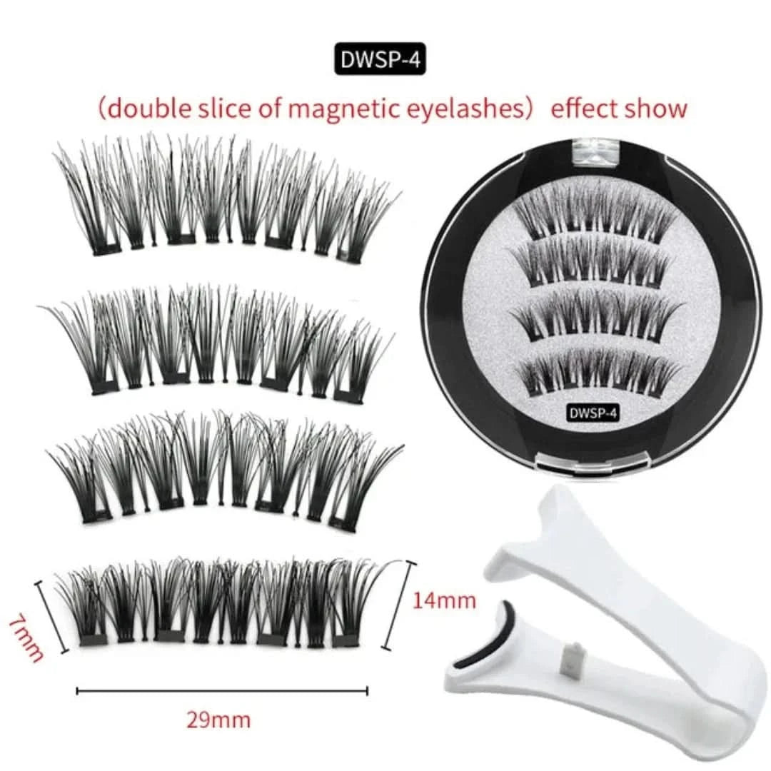 MagneticLuxe | Juego de pestañas magnéticas 3D-eyelash set-VyFlair