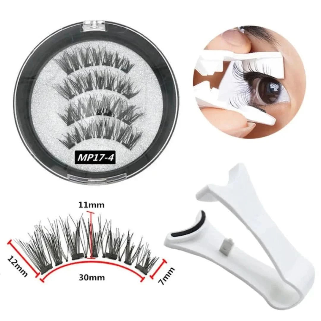 MagneticLuxe | Juego de pestañas magnéticas 3D-eyelash set-VyFlair