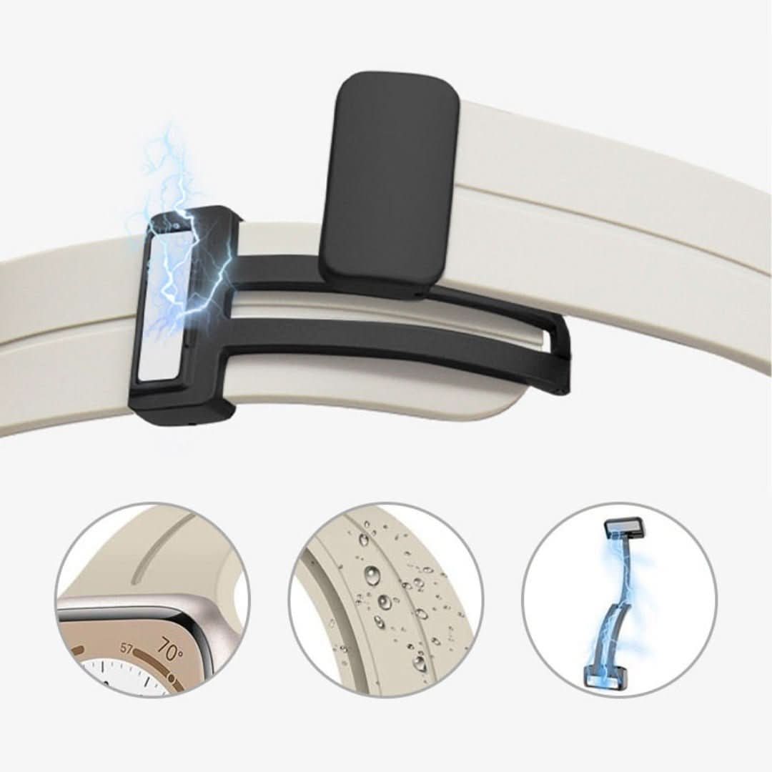 Correa de silicona magnética - Apple Watch-Magnetic silicone band-VyFlair