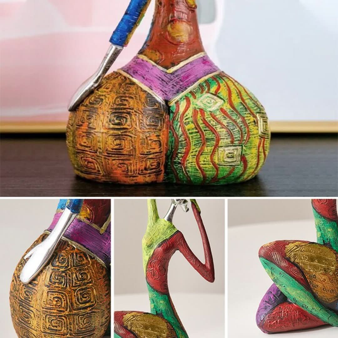 Figura abstracta colorida-decor-VyFlair