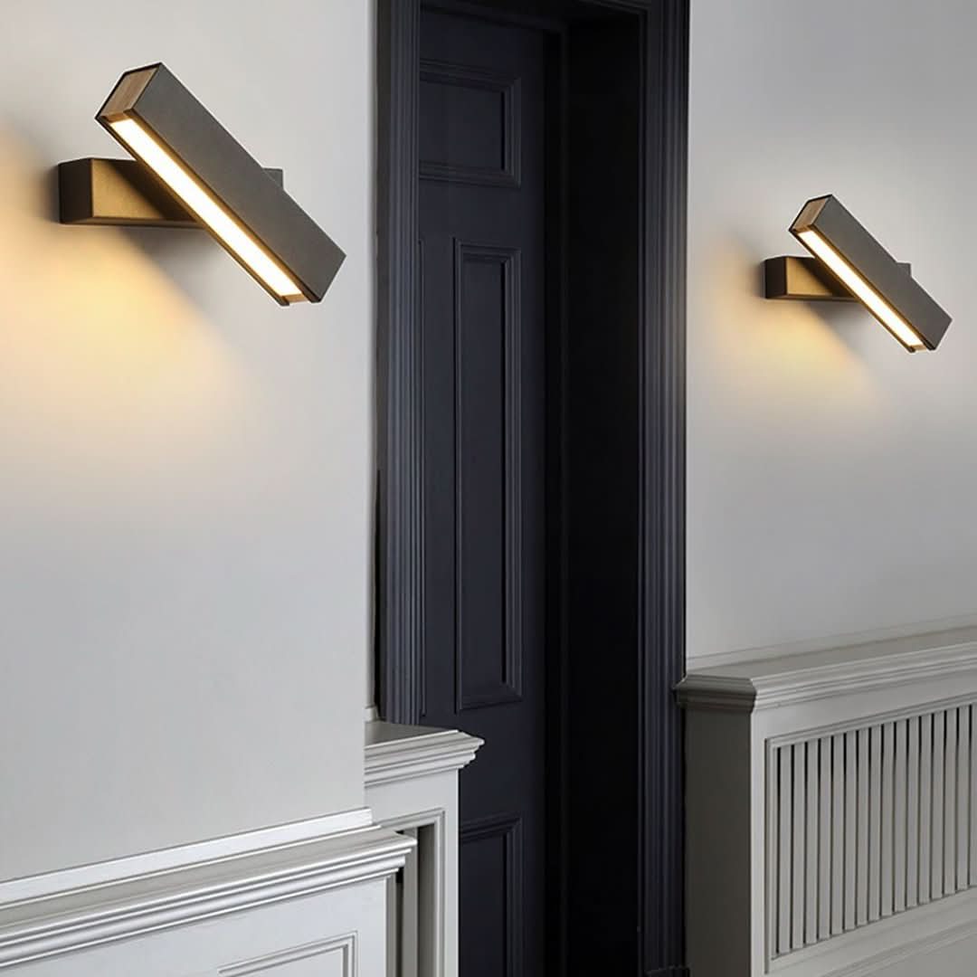 Luxeglow - Diseño minimalista Luces de pared LED con diseño giratorio-Wall light-VyFlair