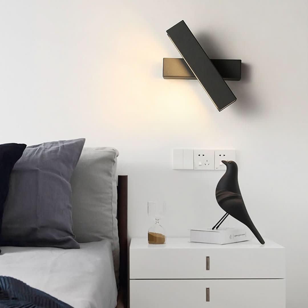 Luxeglow - Diseño minimalista Luces de pared LED con diseño giratorio-Wall light-VyFlair