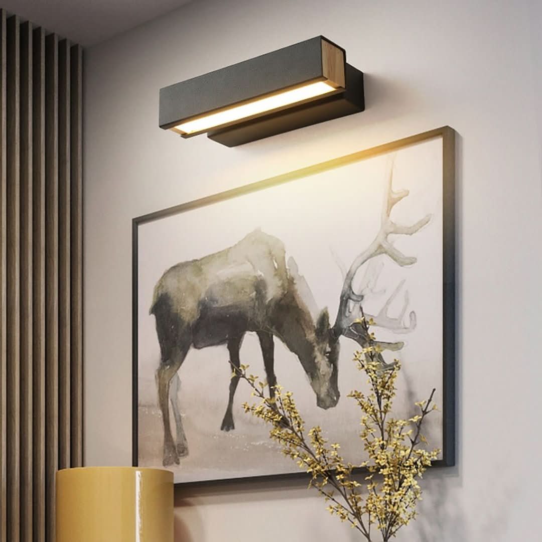 Luxeglow - Diseño minimalista Luces de pared LED con diseño giratorio-Wall light-VyFlair