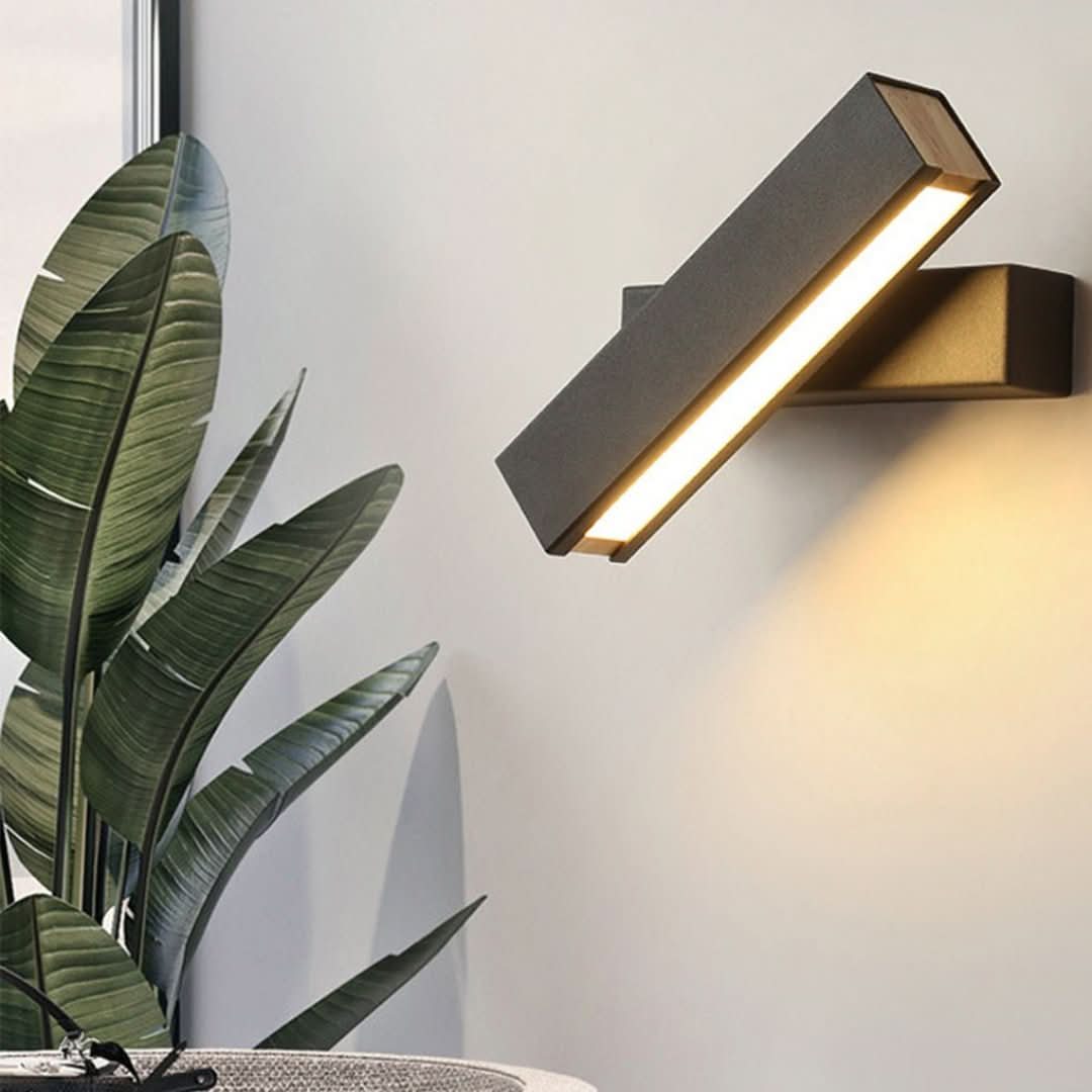 Luxeglow - Diseño minimalista Luces de pared LED con diseño giratorio-Wall light-VyFlair