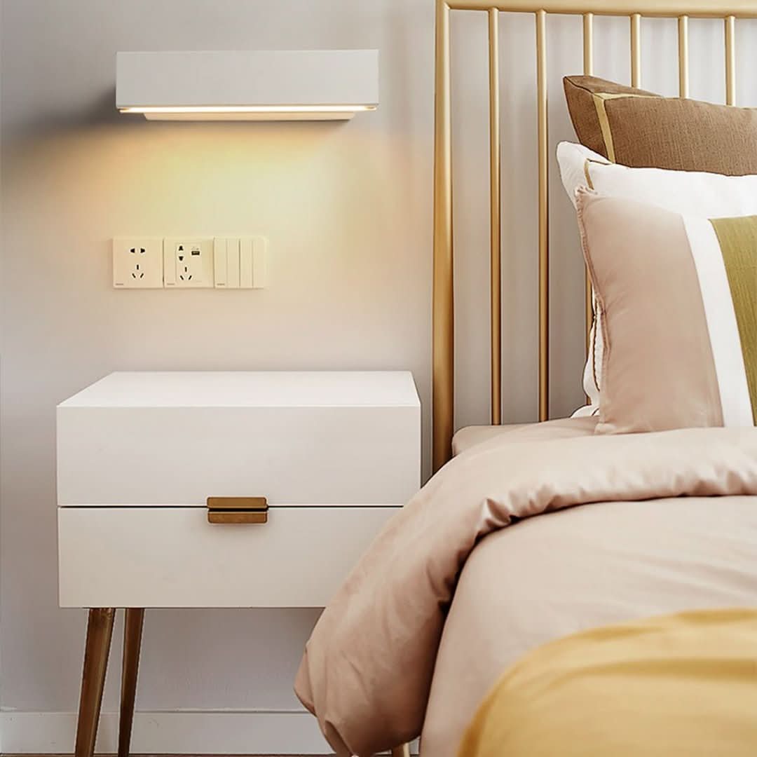 Luxeglow - Diseño minimalista Luces de pared LED con diseño giratorio-Wall light-VyFlair