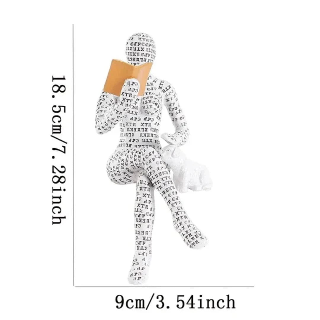 Lectura moderna - Estatua para mujeres-home decors-VyFlair