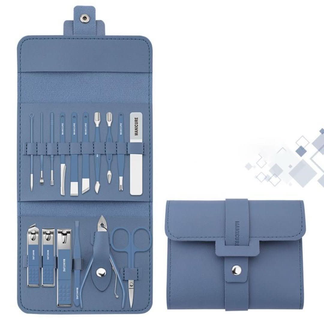Conjuntos de cortadoras de uñas | Portátil (16 piezas)-Nail clipper set-VyFlair