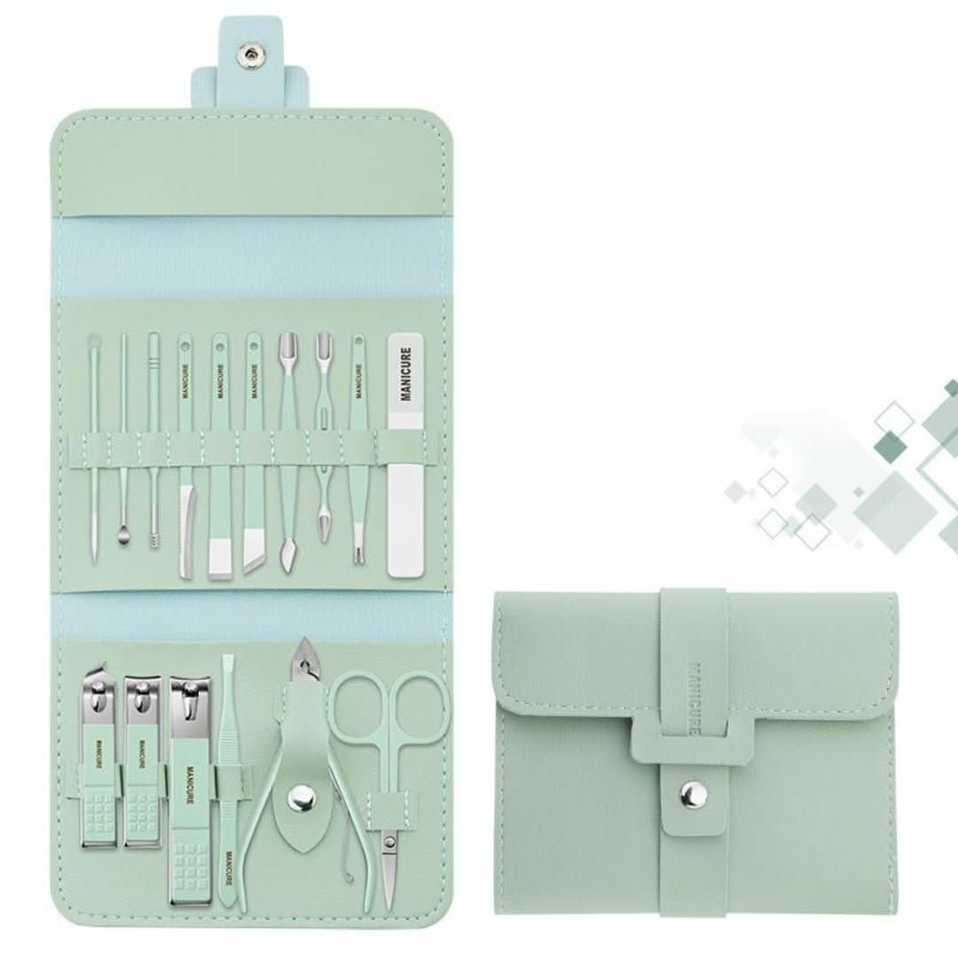 Conjuntos de cortadoras de uñas | Portátil (16 piezas)-Nail clipper set-VyFlair