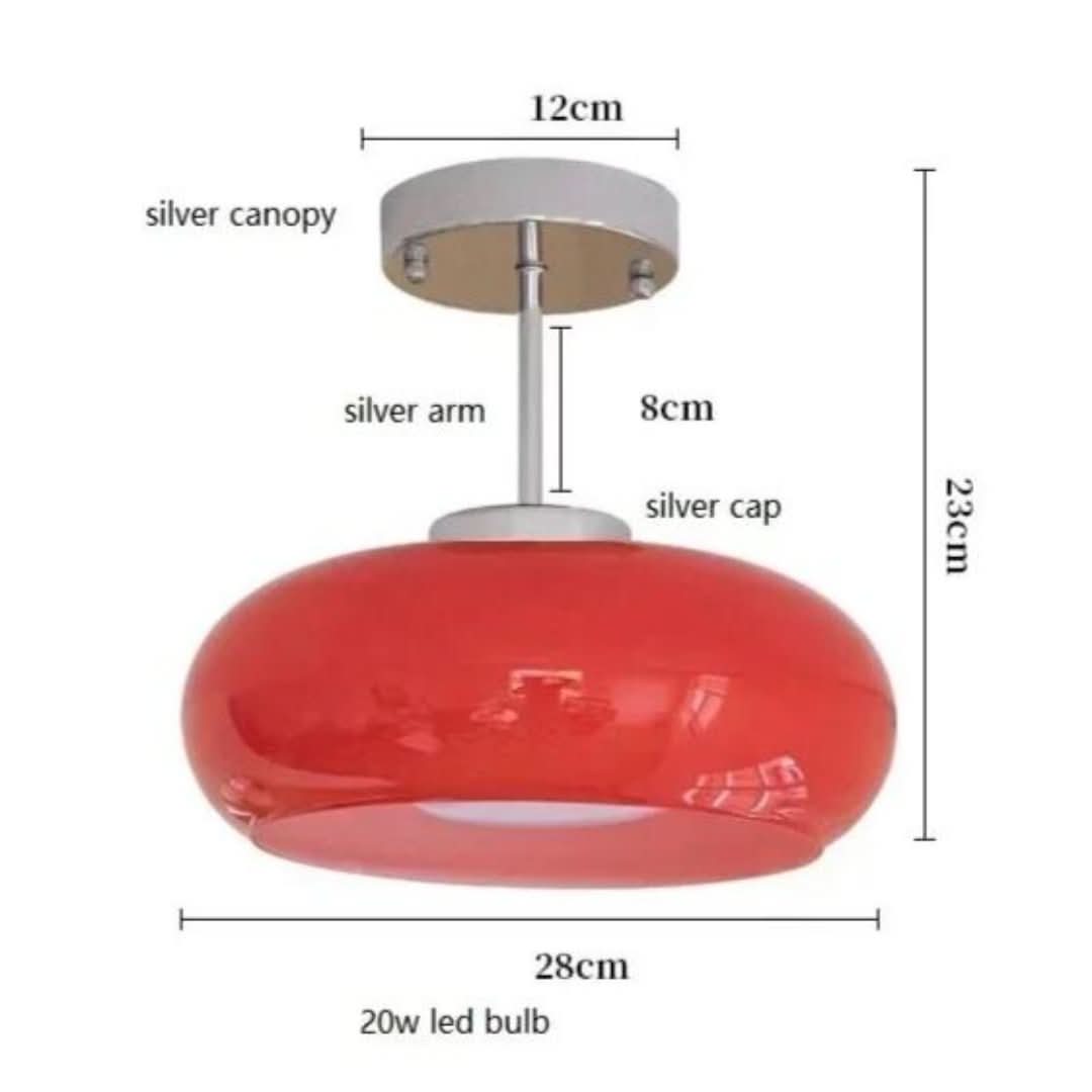 Luminacraft - luces colgantes LED hechas de vidrio-Ceiling lamps-VyFlair