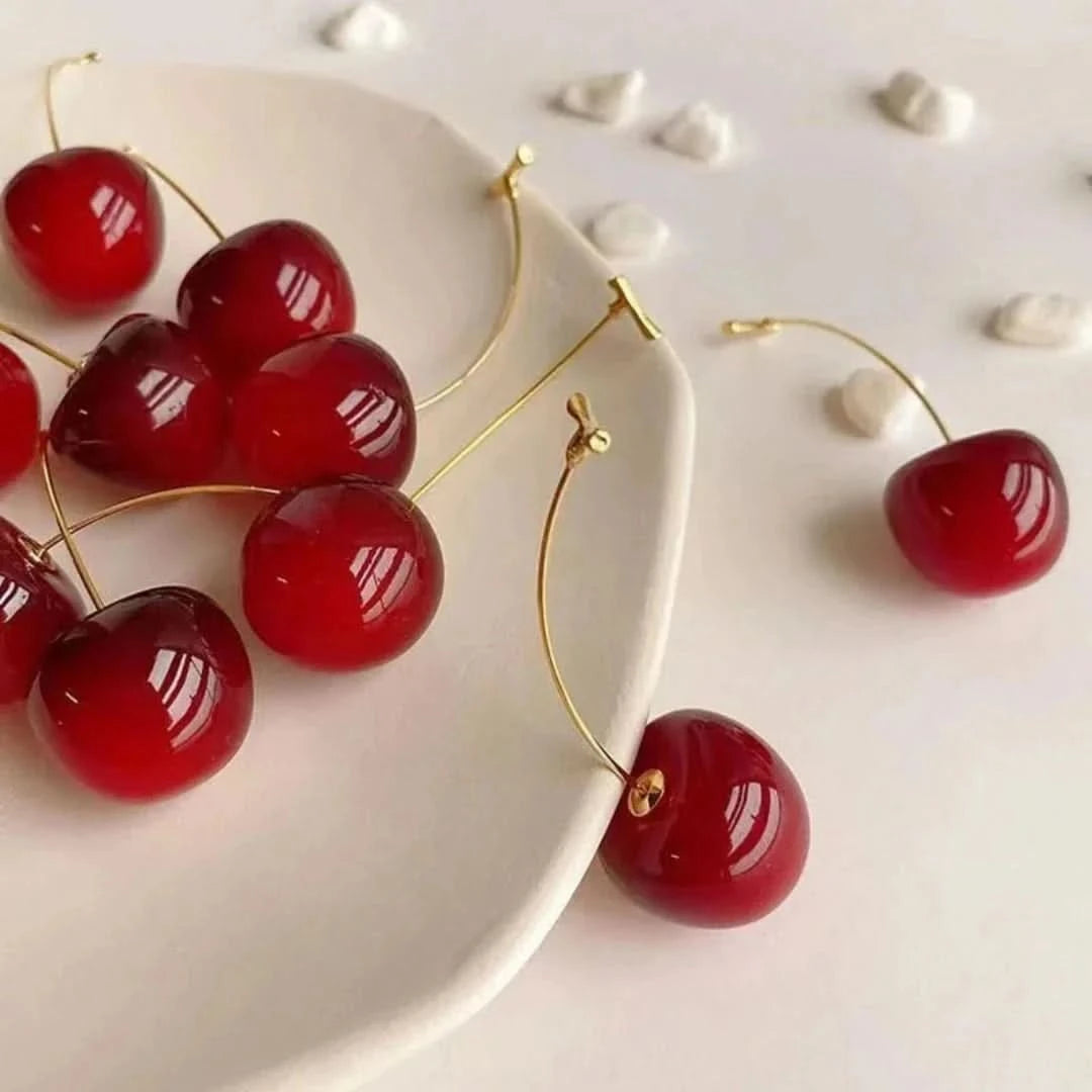 Orejera | Pendientes-Cherries Earrings-VyFlair