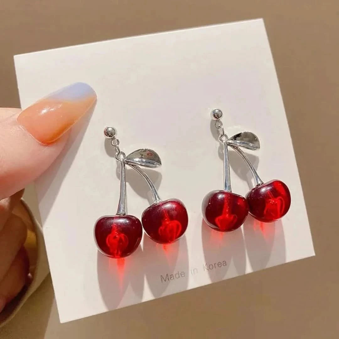 Orejera | Pendientes-Cherries Earrings-VyFlair