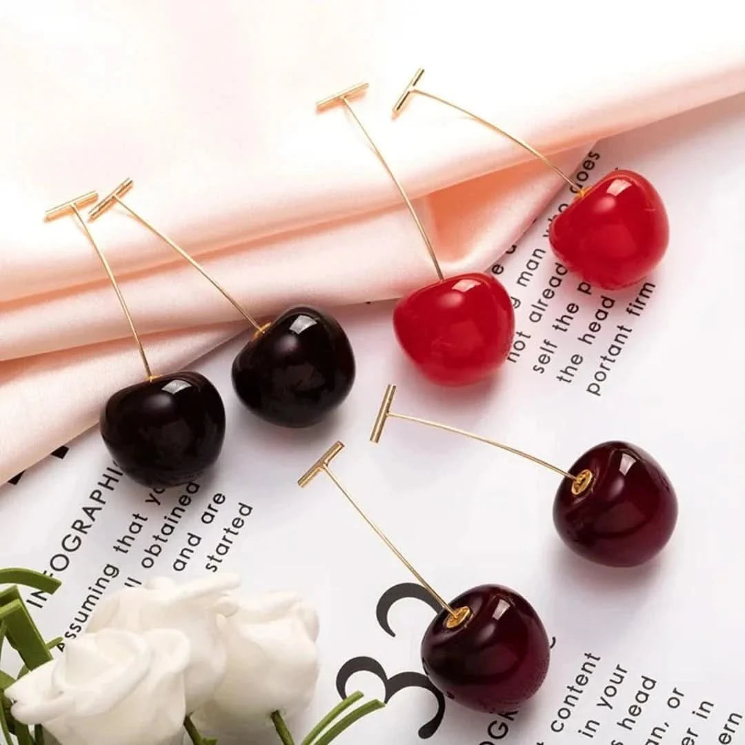 Orejera | Pendientes-Cherries Earrings-VyFlair