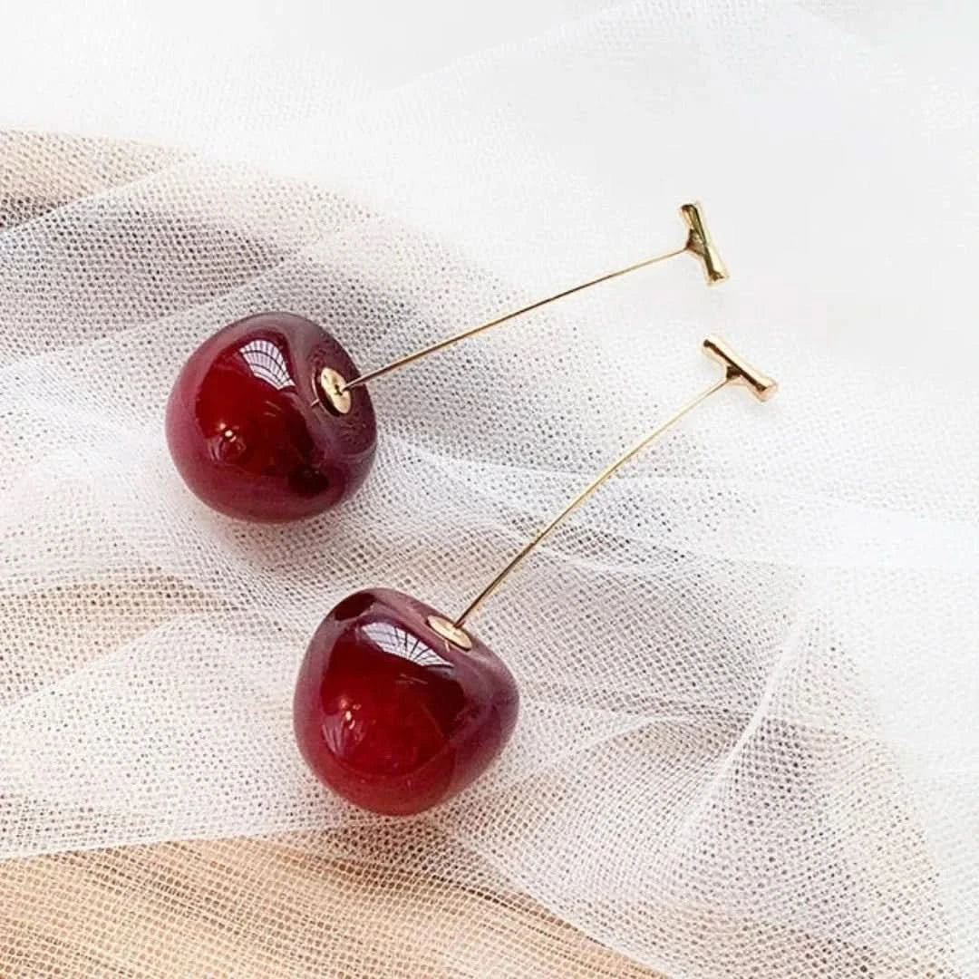 Orejera | Pendientes-Cherries Earrings-VyFlair