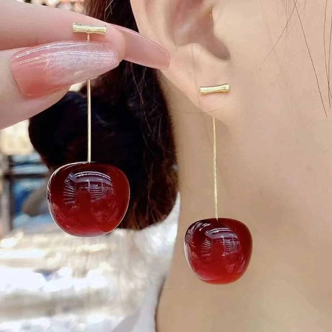 Orejera | Pendientes-Cherries Earrings-VyFlair