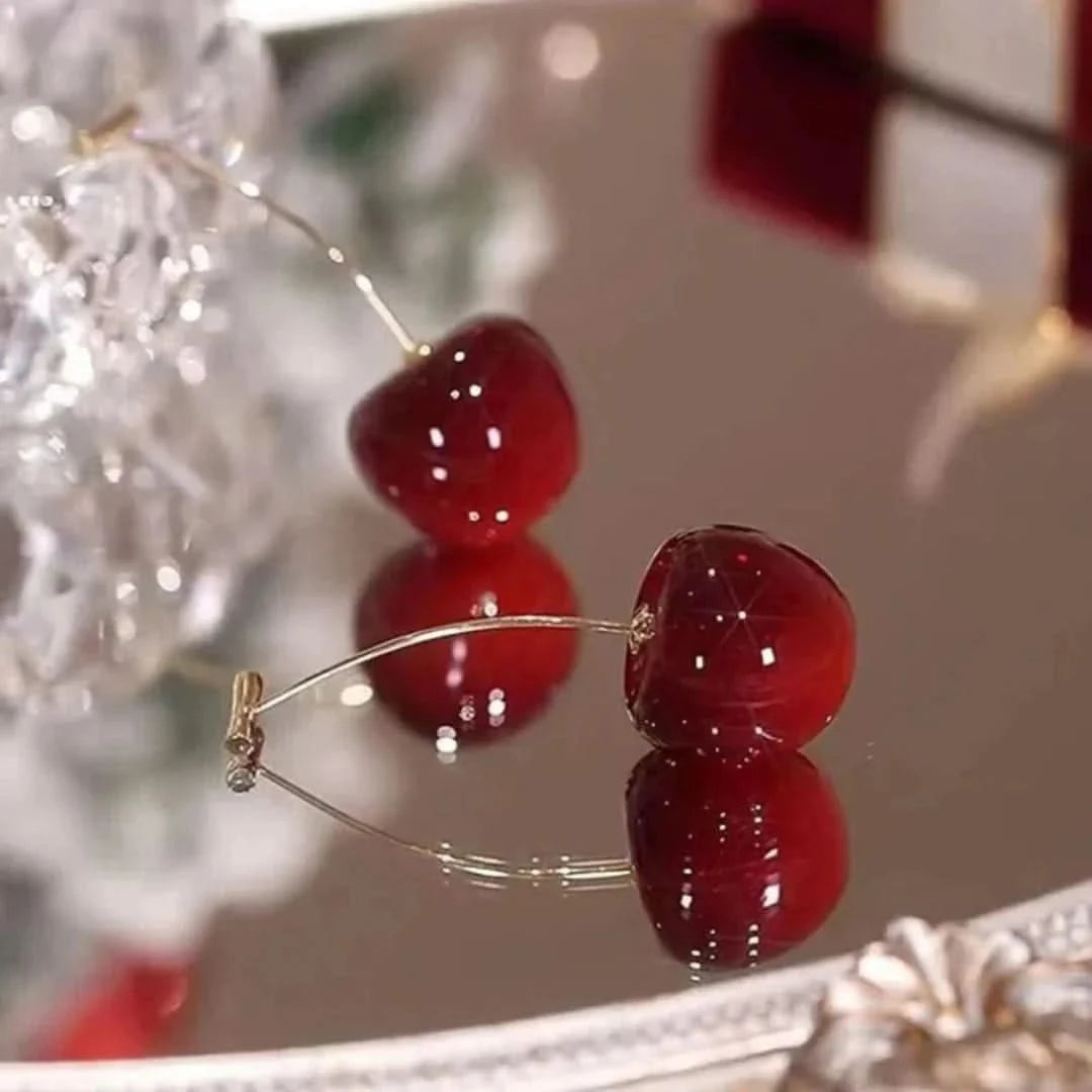 Orejera | Pendientes-Cherries Earrings-VyFlair