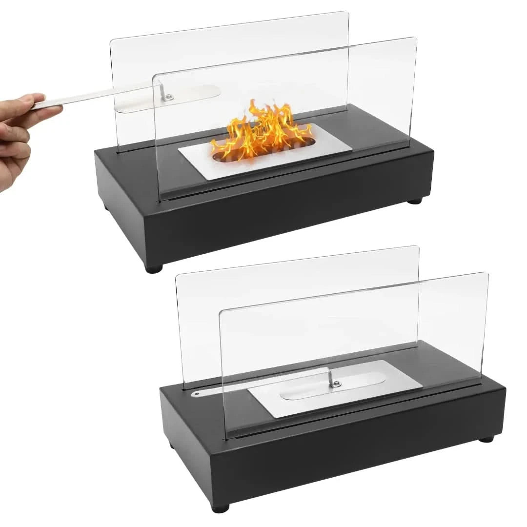 Infernolux: ¡disfruta de la calidez y el estilo con la chimenea portátil de Infernolux!-Portable Fireplace-VyFlair