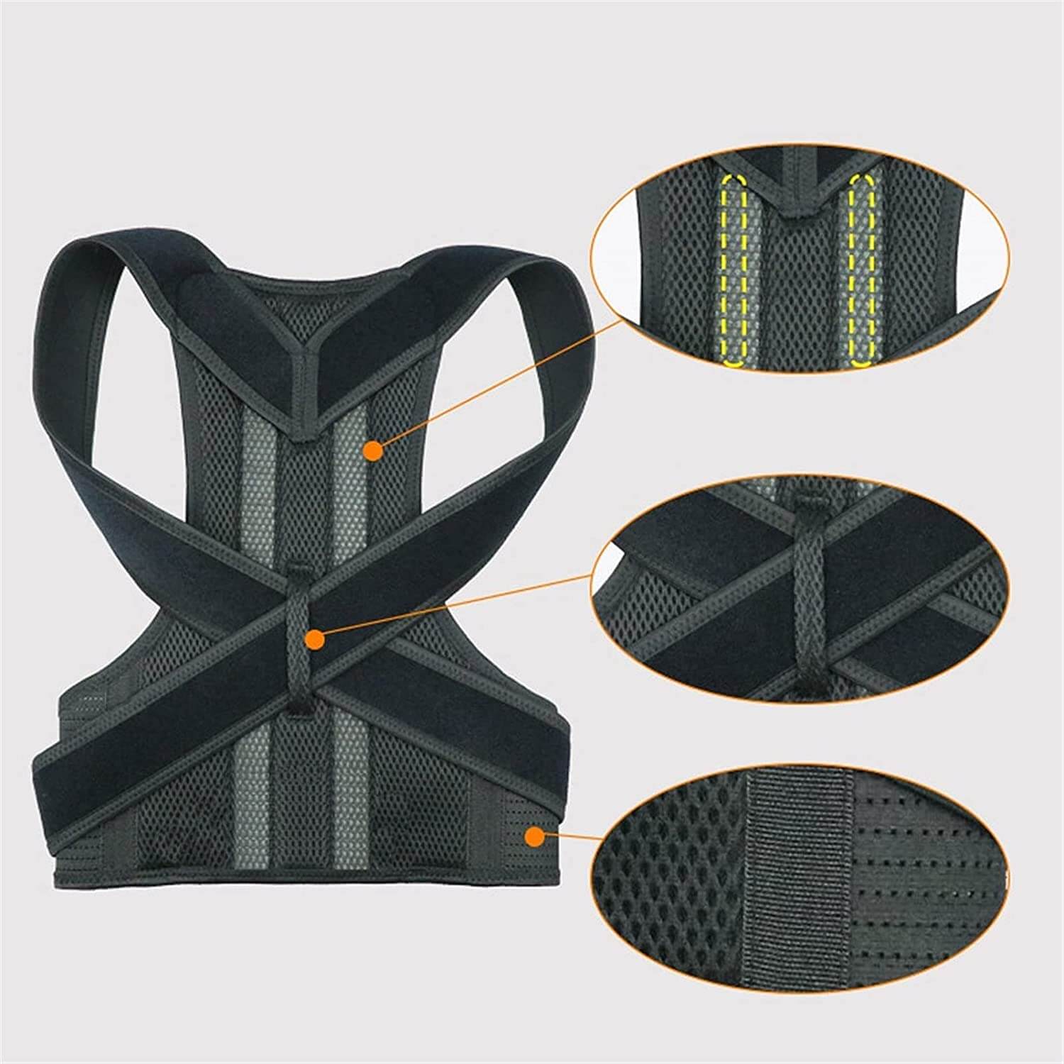 Chaleco Corrector de Postura Ergonómico Unisex Ajustable - VyFlair