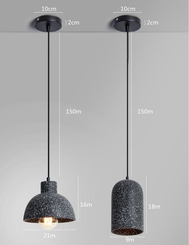 Lumina - Lámparas elegantes de Zément du-Ceiling lamps-VyFlair