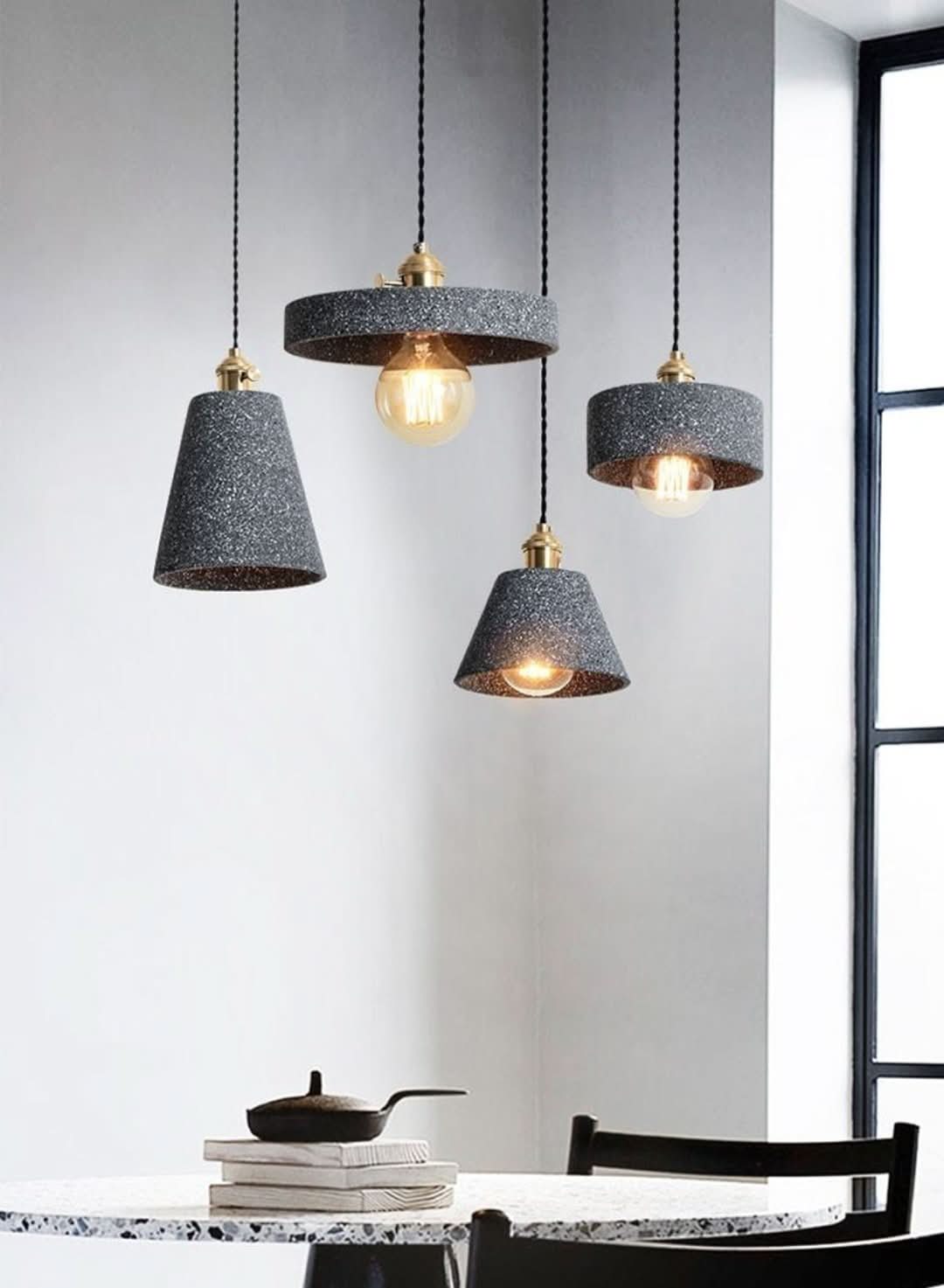 Lumina - Lámparas elegantes de Zément du-Ceiling lamps-VyFlair