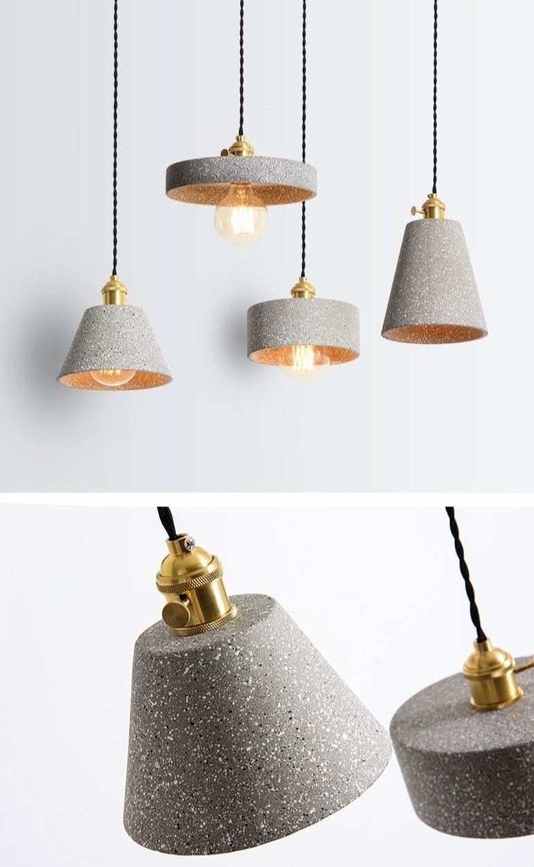 Lumina - Lámparas elegantes de Zément du-Ceiling lamps-VyFlair