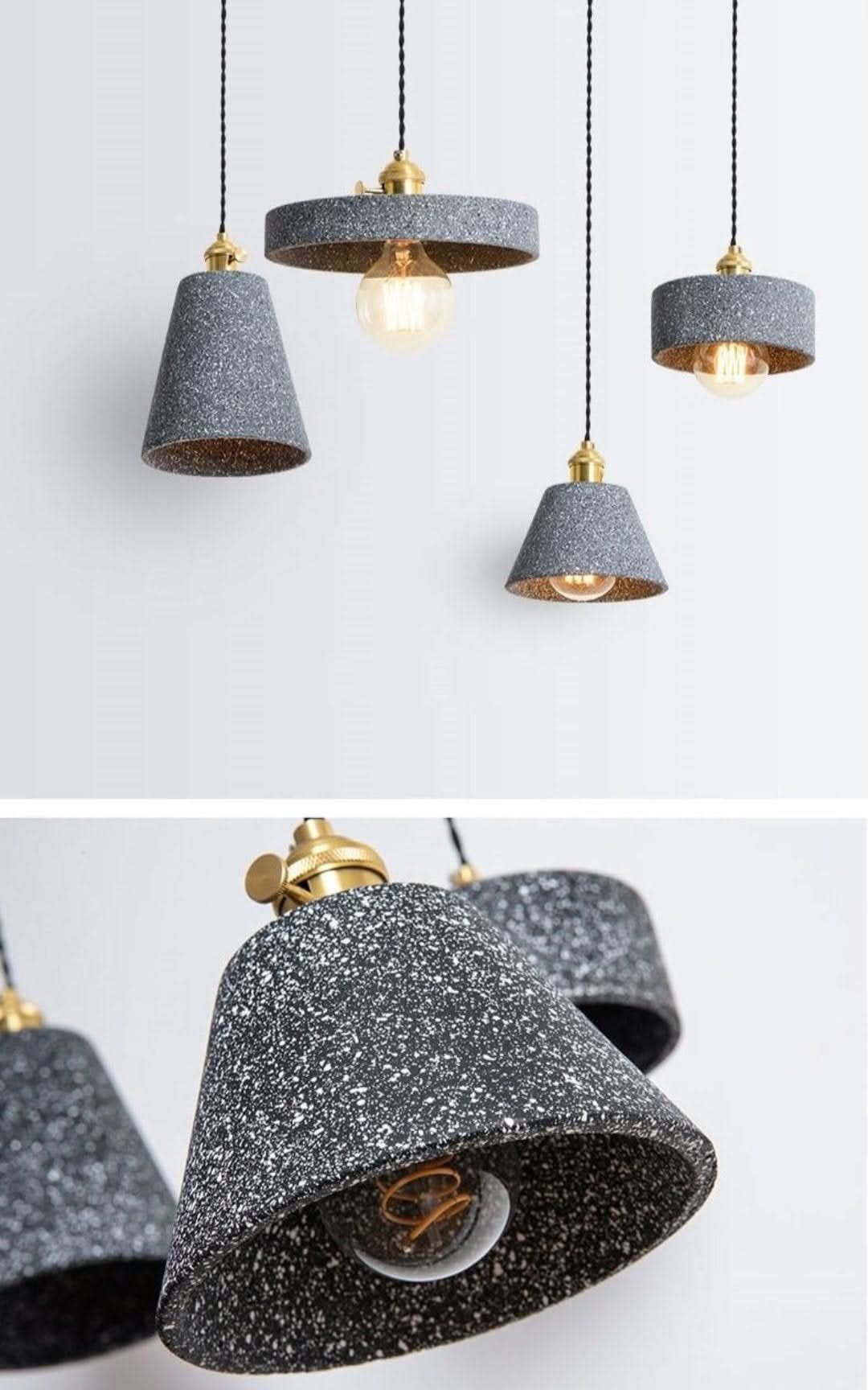 Lumina - Lámparas elegantes de Zément du-Ceiling lamps-VyFlair